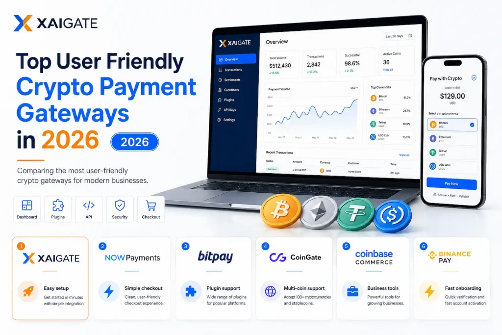 What Makes a User Friendly Crypto Payment Gateway for Modern Businesses 4 Top User Friendly Crypto Payment Gateways in 2026