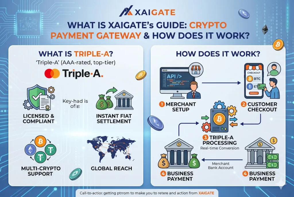 Triple-A Crypto Payment Gateway Review 2026: Features, Fees, and Business Use Cases 1 What Is Triple-A Crypto Payment Gateway and How Does It Work?