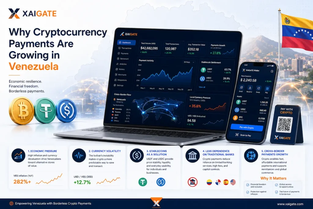 Venezuela Crypto Payment Gateway: Cryptocurrency Payments Expand in the Digital Economy 1 Why Cryptocurrency Payments Are Growing in Venezuela