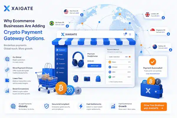 Ecommerce Crypto Payment Gateway: How Online Stores Can Accept Crypto Without Slowing Checkout 2 Ecommerce businesses adding crypto payment options