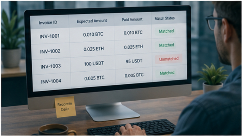 How to Reconcile Crypto Payments: A Practical Guide to Accurate Crypto Payment Reconciliation 6 How to Reconcile Crypto Payments