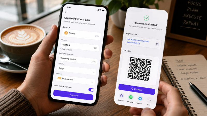 How to Create a Crypto Payment Link